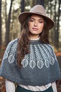  Rowan Carousel by Martin Storey PDF Patterns - Plume Poncho - PDF PATTERN