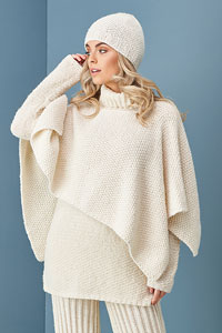 Rowan Mode at Rowan Collection 3 - PDF Patterns - 001 Poncho Mode at Rowan 3 - PDF PATTERN