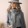 Rowan MODE at Rowan - Soft Boucle & Merino Aria Patterns - Soft Boucle Scarf - PDF DOWNLOAD