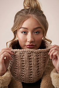 Rowan MODE at Rowan - Soft Boucle & Merino Aria - Snood - PDF DOWNLOAD