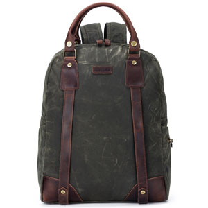 della Q Maker's Canvas Backpack - Olive