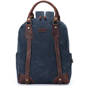 della Q Maker's Canvas Backpack - Blue