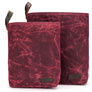 della Q Maker's Canvas Knit Sacks (Set of 2)  - Red
